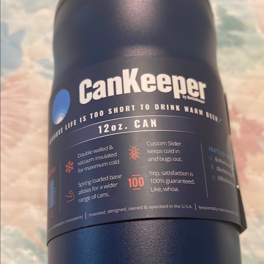 NEW 12oz Insulated Drink Holder - Blue